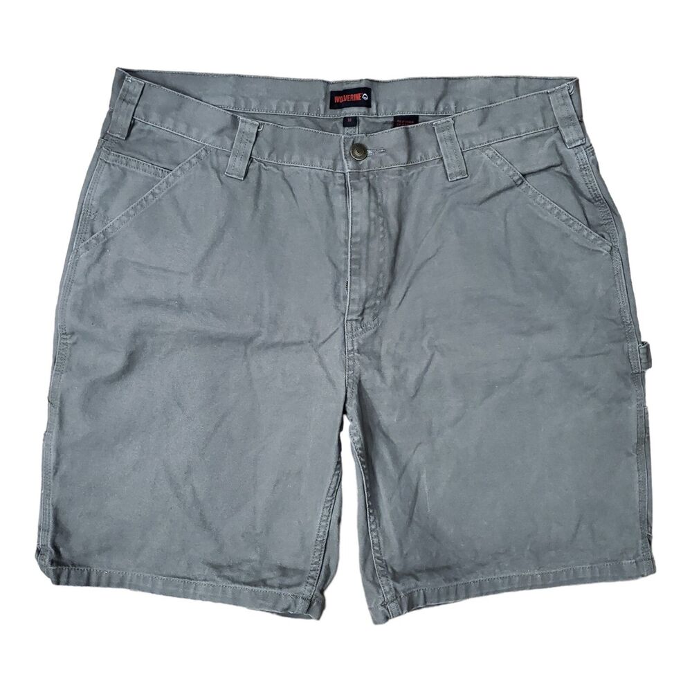 WOLVERINE Shorts Mens 38 Brown Cargo Outdoor Workwear Hiking Hunting Cotton